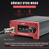 Exeo T12 Dijital Isı Ayarlı Havya Lehimleme İstasyonu Makinası 75W