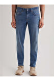 Alex 116 NORMAL BEL MAVİ TAPARED SLIM JEANS ERKEK