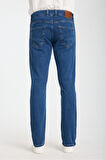 Alex 100 NORMAL BEL MAVİ TAPARED SLIM JEANS ERKEK