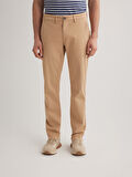Lucas 4242 ERKEK RAHAT KALIP BEJ CHINO PANTOLON LIKRALI