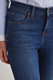 Miranda 102 NORMAL BEL KOYU MAVİ SKINNY JEANS KADIN