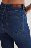 Hilde 499 YÜKSEK BEL MAVİ MOM JEANS KADIN