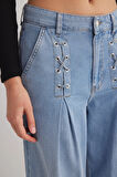 JUD Siena 1002 NORMAL BEL AÇIK MAVİ BAGGY JEANS KADIN