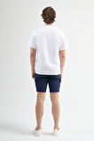 Matias 84001 Regular Fit Beyaz Erkek Basic T-Shirt