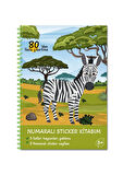 Bitmeyen Tükenmeyen Safari Temalı Tak Çıkar Numaralı Sticker Boyama Kitabı
