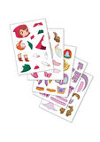 Bitmeyen Tükenmeyen Masal Temalı Tak Çıkar Numaralı Sticker Boyama Kitabı