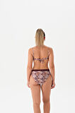 4216BK KAPLI STRAPLEZ BİKİNİ TK. Kahverengi