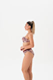 4216BK KAPLI STRAPLEZ BİKİNİ TK. Kahverengi