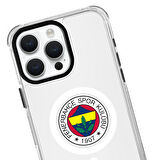 iPhone 14 Fenerbahçe Magsafe Logo Şeffaf Telefon Kılıfı