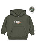 Civil Boys Trex Roar Baskılı 2-5 Yaş Sweatshirt - Haki2-3 Yaş