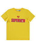 Süperman Erkek Çocuk Tişört 10-13 Yaş Sarı