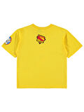 Süperman Erkek Çocuk Tişört 6-9 Yaş Sarı