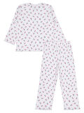 Civil Girls Çiçek Desenli 2-5 Yaş Pijama Takımı - Ekru 2-3 Yaş