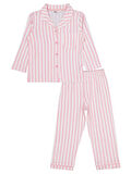Civil Girls Çizgili 2-5 Yaş Pijama Takımı - Pembe 4-5 Yaş