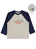 Civil Boys Outdoor Campıng Baskılı 2-5 Yaş Sweatshirt - Bej4-5 Yaş