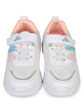 Civil Sport Kız Çocuk Spor Ayakkabı 22-25 Numara Beyaz-Pembe