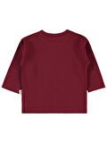 Civil Baby Kız Bebek Sweatshirt 6-18 Ay Koyu Bordo