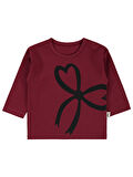 Civil Baby Kız Bebek Sweatshirt 6-18 Ay Koyu Bordo