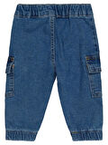 Civil Baby Luk Kargo 6-18 Ay Pantolon - Mavi 9-12 Ay