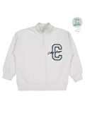 Civil Boys C Chıcago Baskılı-Nakışlı 6-9 Yaş Sweatshirt - Gri 8-9 Yaş