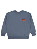 Civil Boys Prıvate Baskılı 10-13 Yaş Sweatshirt - Gri13-14 Yaş