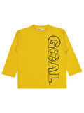 Civil Boys Goal Baskılı 2-5 Yaş Sweatshirt - Sarı 4-5 Yaş