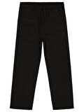 Civil Boys Beli Lastikli Chinno 6-9 Yaş Pantolon - Siyah 8-9 Yaş