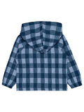 Civil Boys Ekoseli Kapşonlu  2-5 Yaş Gömlek - Mavi5-6 Yaş