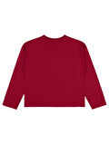 Civil Girls Be Yourself Baskılı 10-13 Yaş Sweatshirt - Bordo13-14 Yaş