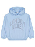Civil Girls London Rebel Nakışlı 10-13 Yaş Sweatshirt - Mavi 13-14 Yaş