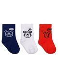 Civil Baby Hero Animal 3'lü 6- Bebek Erkek Çorap Set - Standart