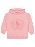 Civil Girls CALIFIRNIA Baskılı 6-9 Yaş Sweatshirt - Pembe6-7 Yaş