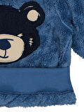 Civil Boys Ayı Nakışlı 2-5 Yaş Sweatshirt - Mavi 5-6 Yaş