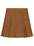 Civil Girls 6-9 Yaş Etek - Kahverengi7-8 Yaş
