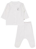Civil Baby Ayıcık Baskılı 1-9 Ay Pijama Takımı - Ekru 3-6 Ay