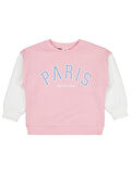 Civil Girls Paris Baskılı 2-5 Yaş Sweatshirt - Pembe4-5 Yaş