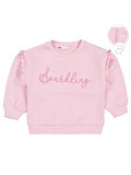 Civil Girls SPARKLING Baskılı 2-5 Yaş Sweatshirt - Pudra5-6 Yaş