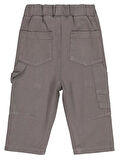 Civil Baby Alfonso Carpenter 6-18 Ay Pantolon - Gri 9-12 Ay
