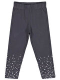 Civil Girls Yıldız Baskılı 2-5 Yaş Tayt - Gri2-3 Yaş