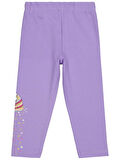 Civil Girls Unicorn Baskılı 2-5 Yaş Tayt - Lila 4-5 Yaş