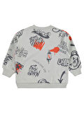 Civil Boys Urban Empirme 2-5 Yaş Sweatshirt - Gri 5-6 Yaş