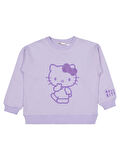 Hello Kitty 6-9 Yaş Sweatshirt - Lila 7-8 Yaş
