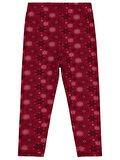 Civil Girls Kar Tanesİ Desen 2-5 Yaş Tayt - Bordo 2-3 Yaş