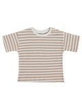 Civil Baby Çizgili 6-18 Ay Tişört - Kahverengi