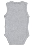Civil Baby Batman Baskılı 3-18 Ay Çıtçıtlı Badi - Gri