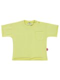 Civil Baby Süs Etiketli Cepli 6-18 Ay Tişört - Sarı