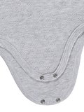 Civil Baby Jakarlı 3-36 Ay Çıtçıtlı Badi - Gri
