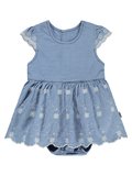 Civil Baby Fistolu Zıbınlı 6-18 Ay Elbise - Mavi