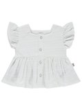 Civil Baby Brodeli Şortlu 6-18 Ay Takım - Ekru