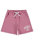 Civil Girls Paris Baskılı 6-9 Yaş Şort - Pembe
